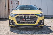 Laden Sie das Bild in den Galerie-Viewer, Maxton Design Front Ansatz passend für V.3 Audi A1 S-Line GB schwarz Hochglanz