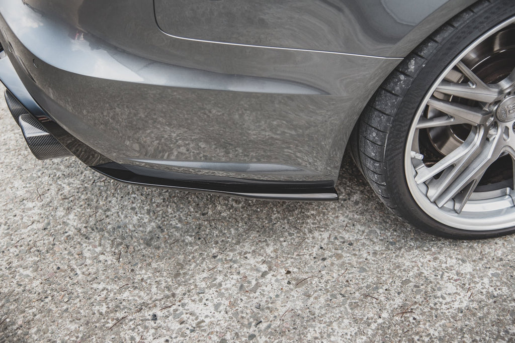 Maxton Design Heck Ansatz Flaps Diffusor passend für Diffusor passend für Audi S6 / A6 S-Line C7 FL