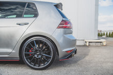 Laden Sie das Bild in den Galerie-Viewer, Maxton Design Robuster Racing Heck Ansatz Flaps Diffusor passend für L + R V.1 VW Golf 7 GTI
