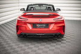 Maxton Design Mittlerer Diffusor Heck Ansatz für BMW Z4 M-Paket G29 schwarz Hochglanz