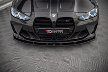 Laden Sie das Bild in den Galerie-Viewer, Maxton Design Front Ansatz V.1 für BMW M4 G82 / M3 G80 schwarz Hochglanz
