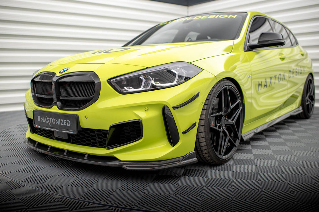 Maxton Design Carbon Fiber Front Bumper Wings (Canards) BMW 1er F40 M-Paket/ M135i