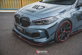 Maxton Design Stoßstangenflügel vorne (Canards) BMW 1er F40 M-Paket / M135i