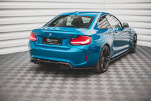 Laden Sie das Bild in den Galerie-Viewer, Maxton Design Diffusor Heck Ansatz für BMW M2 F87 schwarz Hochglanz