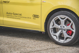 Maxton Design Seitenschweller Ansatz passend für Audi A1 S-Line GB schwarz Hochglanz