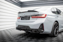 Laden Sie das Bild in den Galerie-Viewer, Maxton Design Mittlerer Diffusor Heck Ansatz DTM Look für V.1 BMW M340i G20 / G21 Facelift schwarz Hochglanz