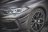 Maxton Design Stoßstangenflügel vorne (Canards) BMW M8 Gran Coupe F93