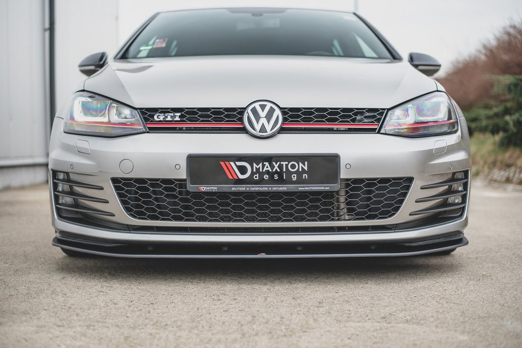 Maxton Design Robuste Racing Front Ansatz passend für VW Golf 7 GTI