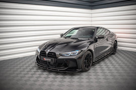 Maxton Design Front Ansatz V.3 für BMW M4 G82 / M3 G80 schwarz Hochglanz