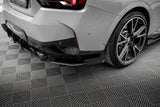 Maxton Design Hintere Seiten Flaps für BMW 2 Coupe M240i G42 schwarz Hochglanz