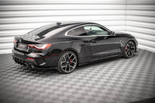 Laden Sie das Bild in den Galerie-Viewer, Maxton Design Side Flaps BMW 4er M-Paket G22 schwarz Hochglanz