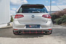 Laden Sie das Bild in den Galerie-Viewer, Maxton Design Diffusor Heck Ansatz passend für Heckschürze passend für V.2 VW Golf 7 GTI