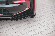 Laden Sie das Bild in den Galerie-Viewer, Maxton Design Mittlerer Diffusor Heck Ansatz passend für DTM Look BMW i8 schwarz Hochglanz