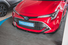 Laden Sie das Bild in den Galerie-Viewer, Maxton Design Front Ansatz passend für V.2 Toyota Corolla XII Touring Sports/ Hatchback schwarz Hochglanz