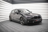 Maxton Design Seitenschweller Ansatz für BMW 1er F20 schwarz Hochglanz