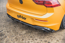 Laden Sie das Bild in den Galerie-Viewer, Maxton Design Diffusor Heck Ansatz passend für VW Golf 8 schwarz Hochglanz