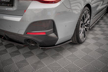 Laden Sie das Bild in den Galerie-Viewer, Maxton Design Heck Ansatz Flaps Diffusor V.1 für BMW 4er Gran Coupe M-Paket G26 schwarz Hochglanz