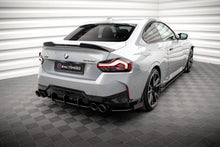 Laden Sie das Bild in den Galerie-Viewer, Maxton Design Street Pro Heck Ansatz Flaps Diffusor +Flaps für BMW 2 Coupe M240i G42 schwarz Hochglanz