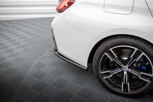 Laden Sie das Bild in den Galerie-Viewer, Maxton Design Heck Ansatz Flaps Diffusor für BMW M-Paket G20 / G21 Facelift schwarz Hochglanz