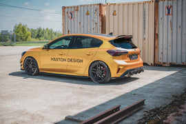Maxton Design Spoiler CAP passend für V2 Ford Focus ST Mk4 schwarz Hochglanz