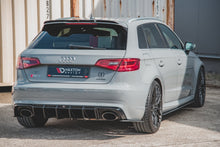 Laden Sie das Bild in den Galerie-Viewer, Maxton Design Robuster Racing Heck Ansatz Flaps Diffusor passend für Audi RS3 8V Sportback