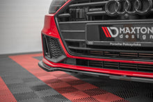 Laden Sie das Bild in den Galerie-Viewer, Maxton Design Front Ansatz passend für V.1 Audi A7 C8 S-Line schwarz Hochglanz