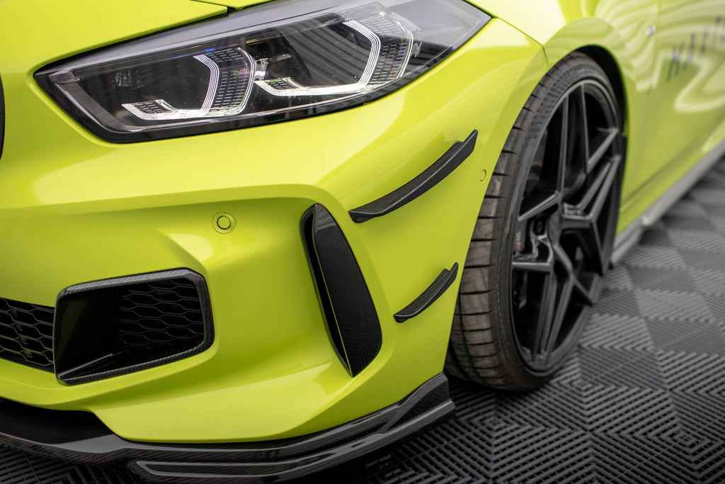 Maxton Design Carbon Fiber Front Bumper Wings (Canards) BMW 1er F40 M-Paket/ M135i