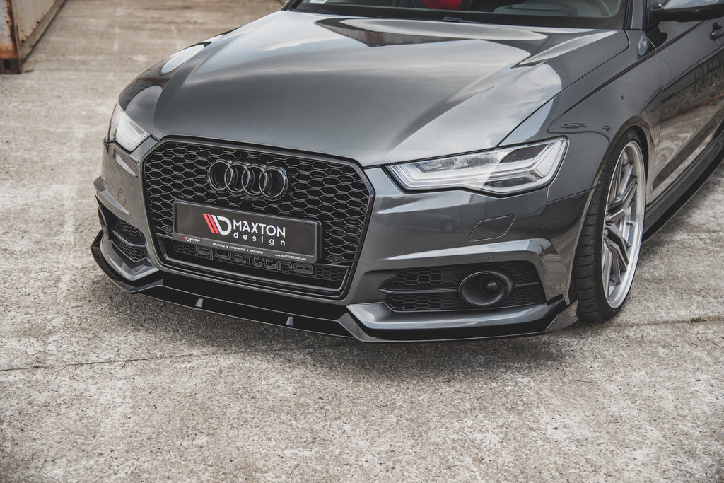 Maxton Design Front Ansatz passend für passend für Audi S6 / A6 S-Line C7 FL