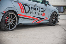 Laden Sie das Bild in den Galerie-Viewer, Maxton Design Side Flaps passend für passend für Ford Fiesta Mk8 ST / ST-Line schwarz Hochglanz
