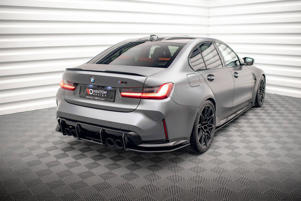 Maxton Design Street Pro Heck Ansatz Flaps Diffusor für BMW M3 G80