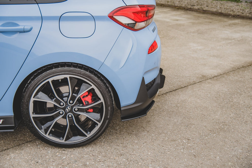 Maxton Design Robuster Racing Heck Ansatz Flaps Diffusor passend für Hyundai I30 N Mk3 Hatchback
