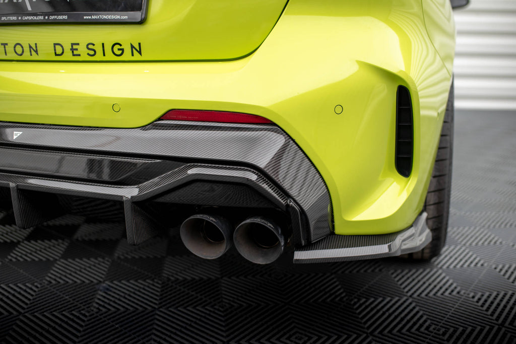 Maxton Design Carbon Fiber Diffusor Heck Ansatz V.1 für BMW 1er F40 M-Paket/ M135i