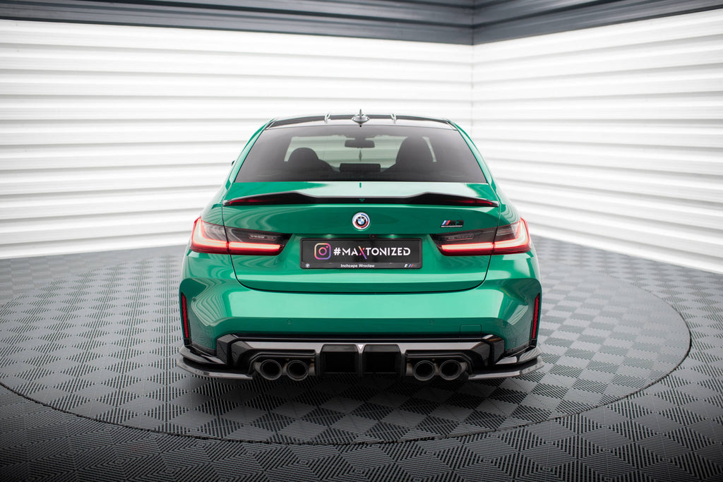 Maxton Design Carbon Fiber Diffusor Heck Ansatz für BMW M4 G82  / M3 G80