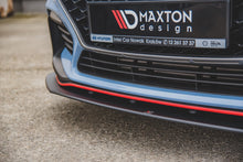 Laden Sie das Bild in den Galerie-Viewer, Maxton Design Robuste Racing Front Ansatz passend für + Flaps passend für Hyundai I30 N Mk3 Hatchback / Fastback schwarz Hochglanz