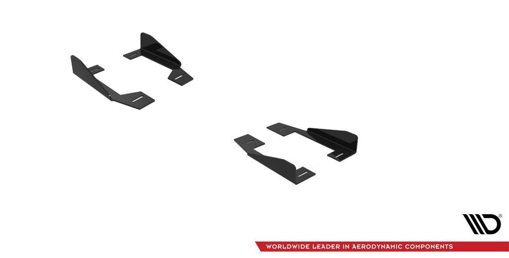 Maxton Design Side Flaps BMW 2 Coupe M-Paket / M240i G42 schwarz Hochglanz