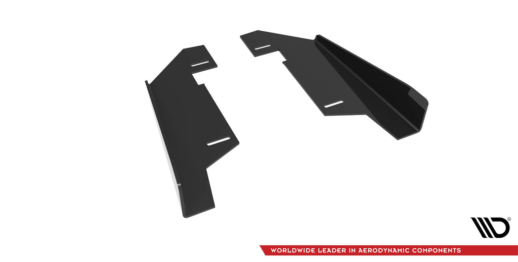 Maxton Design Hintere Seiten Flaps für BMW 4er Gran Coupe F36 schwarz Hochglanz