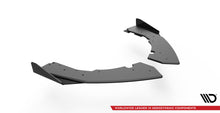 Laden Sie das Bild in den Galerie-Viewer, Maxton Design Street Pro Heck Ansatz Flaps Diffusor +Flaps für BMW M2 F87 schwarz Hochglanz