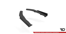 Laden Sie das Bild in den Galerie-Viewer, Maxton Design Street Pro Heck Ansatz Flaps Diffusor +Flaps für BMW 4er M-Paket G22 schwarz Hochglanz