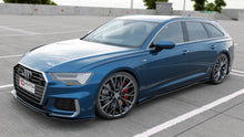 Laden Sie das Bild in den Galerie-Viewer, Maxton Design Front Ansatz passend für V.1 Audi A6 S-Line / S6 C8  schwarz Hochglanz