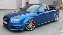 Laden Sie das Bild in den Galerie-Viewer, Maxton Design Front Ansatz passend für V.2 Audi RS4 B7 schwarz Hochglanz
