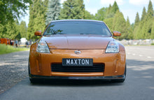 Laden Sie das Bild in den Galerie-Viewer, Maxton Design Front Ansatz passend für NISSAN 350Z schwarz Hochglanz