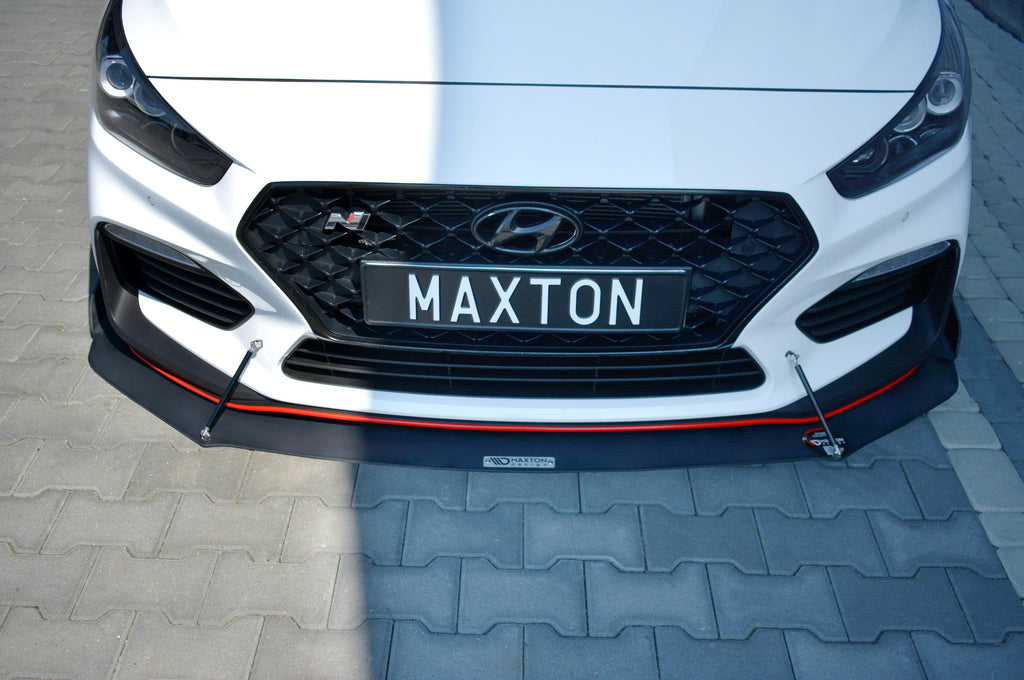 Maxton Design Racing Front Ansatz passend für passend für HYUNDAI I30 Mk3 N