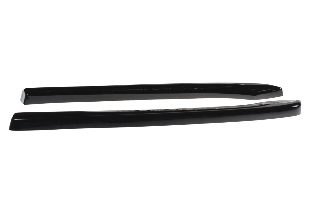 Maxton Design Heck Ansatz Flaps Diffusor passend für V.1 VW GOLF 7 R VARIANT FACELIFT  schwarz Hochglanz