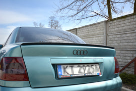 Maxton Design Spoiler CAP passend für Audi A4 / S4 B5 Limousine schwarz Hochglanz