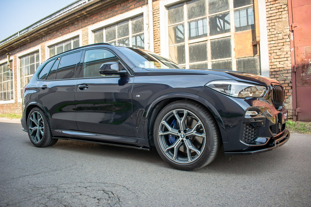 Maxton Design Seitenschweller Ansatz passend für BMW X5 G05 M Paket schwarz Hochglanz