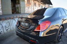 Laden Sie das Bild in den Galerie-Viewer, Maxton Design Spoiler CAP passend für Mercedes S-KLASSE W222 schwarz Hochglanz