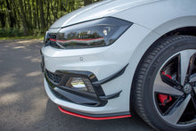 Laden Sie das Bild in den Galerie-Viewer, Maxton Design Stoßstangen Wings vorne (Canards) passend für VW Polo GTI Mk 6