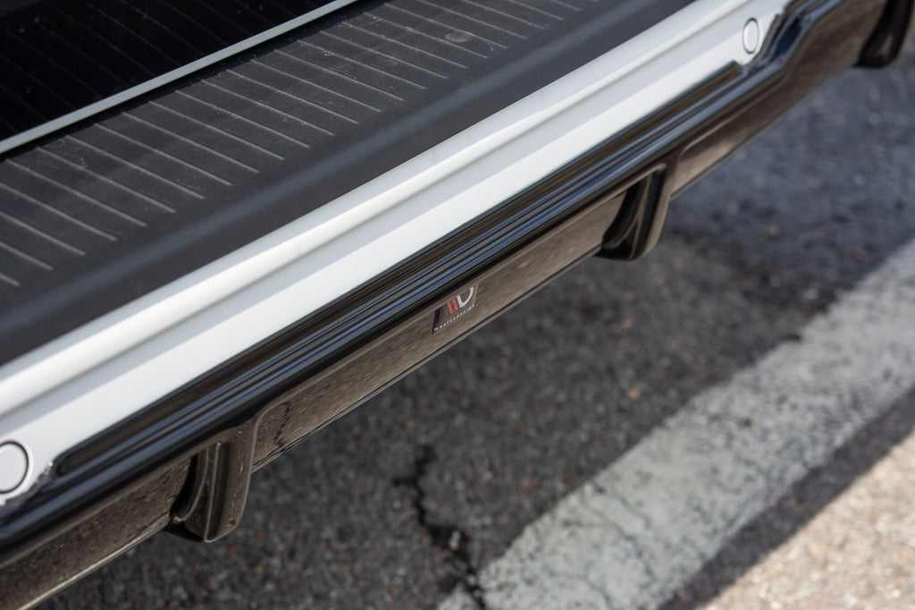 Maxton Design Diffusor Heck Ansatz passend für Volkswagen T6 schwarz Hochglanz