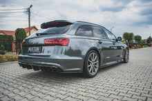 Laden Sie das Bild in den Galerie-Viewer, Maxton Design Dok³adki ProgÃ³w Audi S6 / A6 S-Line C7 FL  schwarz Hochglanz