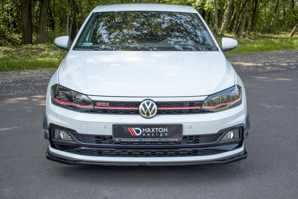 Maxton Design Stoßstangen Wings vorne (Canards) passend für VW Polo GTI Mk 6